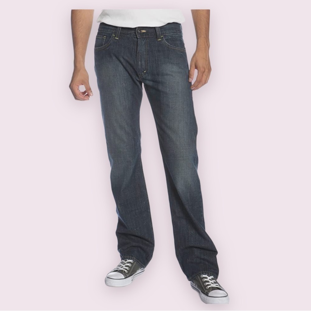 LEVIS Mens Cotton Vintage Straight 539 Eco Medium Wash Denim Jeans 36 x 30